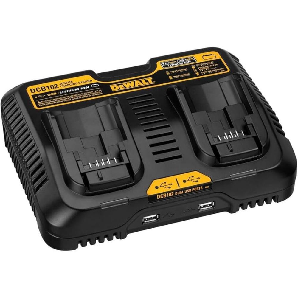 Cargador Doble De Baterias 12v/20v Dewalt