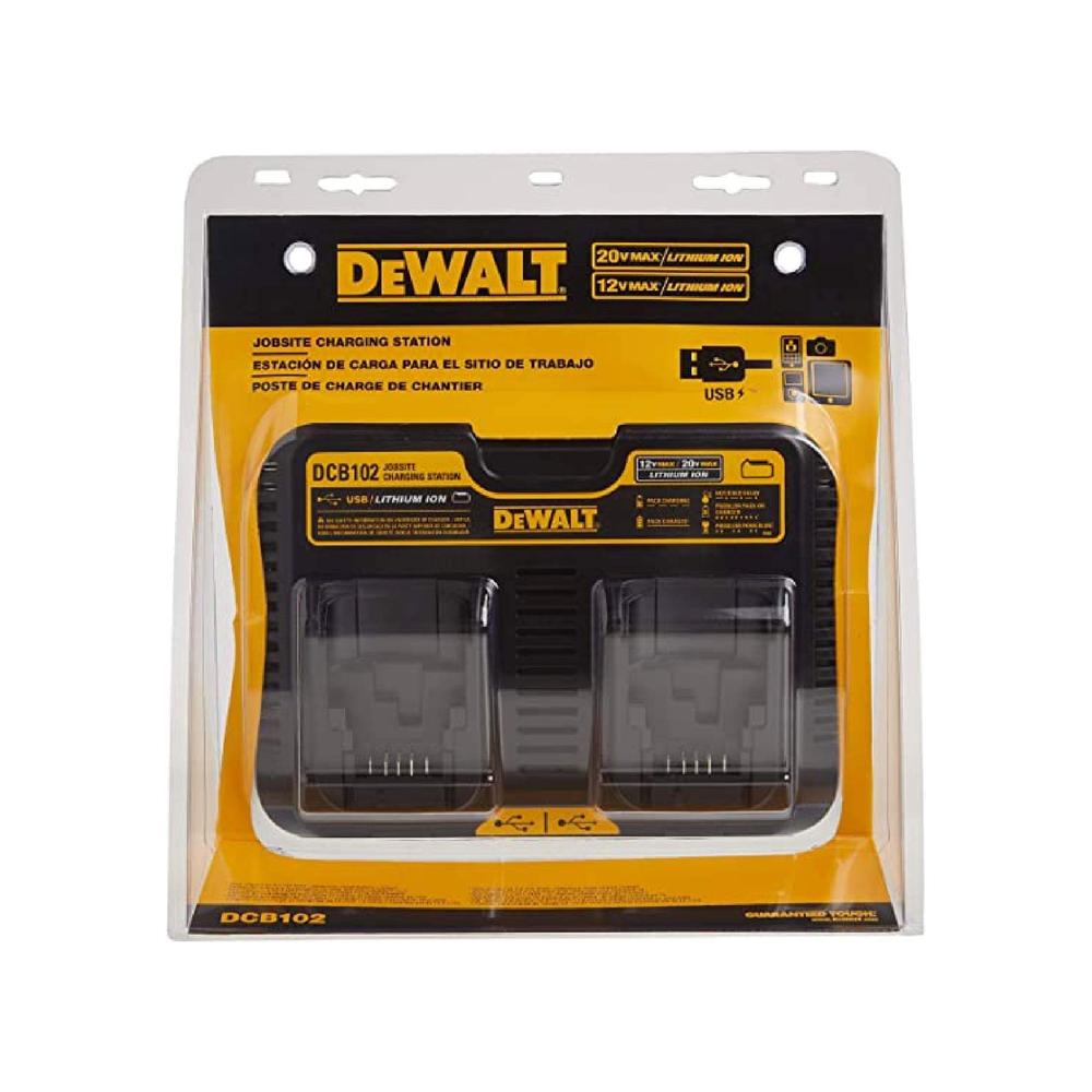 Foto 2 | Cargador Doble De Baterias 12v/20v Dewalt