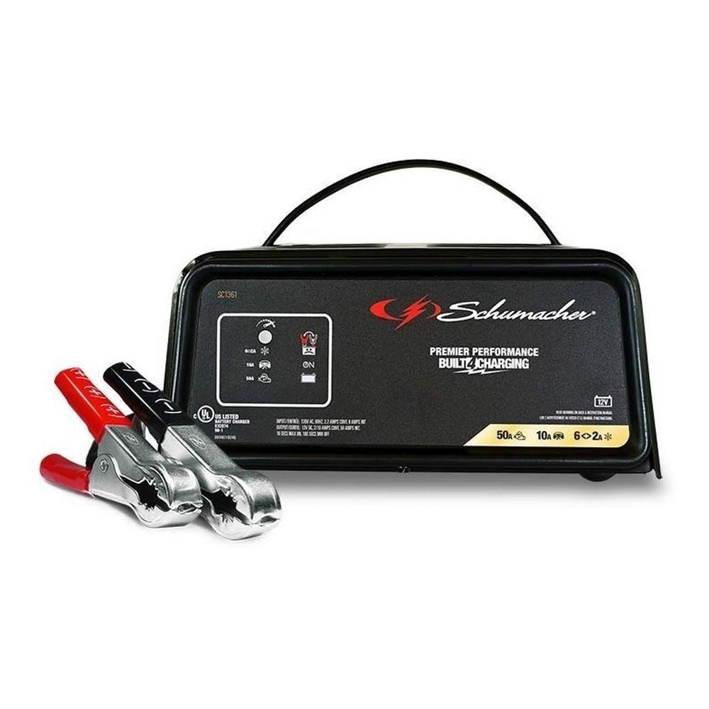 Foto 3 pulgar | Arrancador Eléctrico 2 en 1 y Cargador de Batería 50a 12v Schumacher