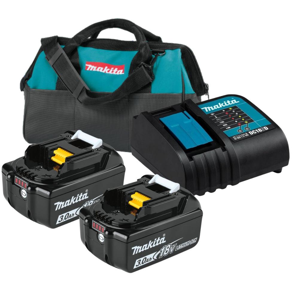 Foto 2 pulgar | Kit Bateria Makita 18v. 3.0 Ah + Cargador