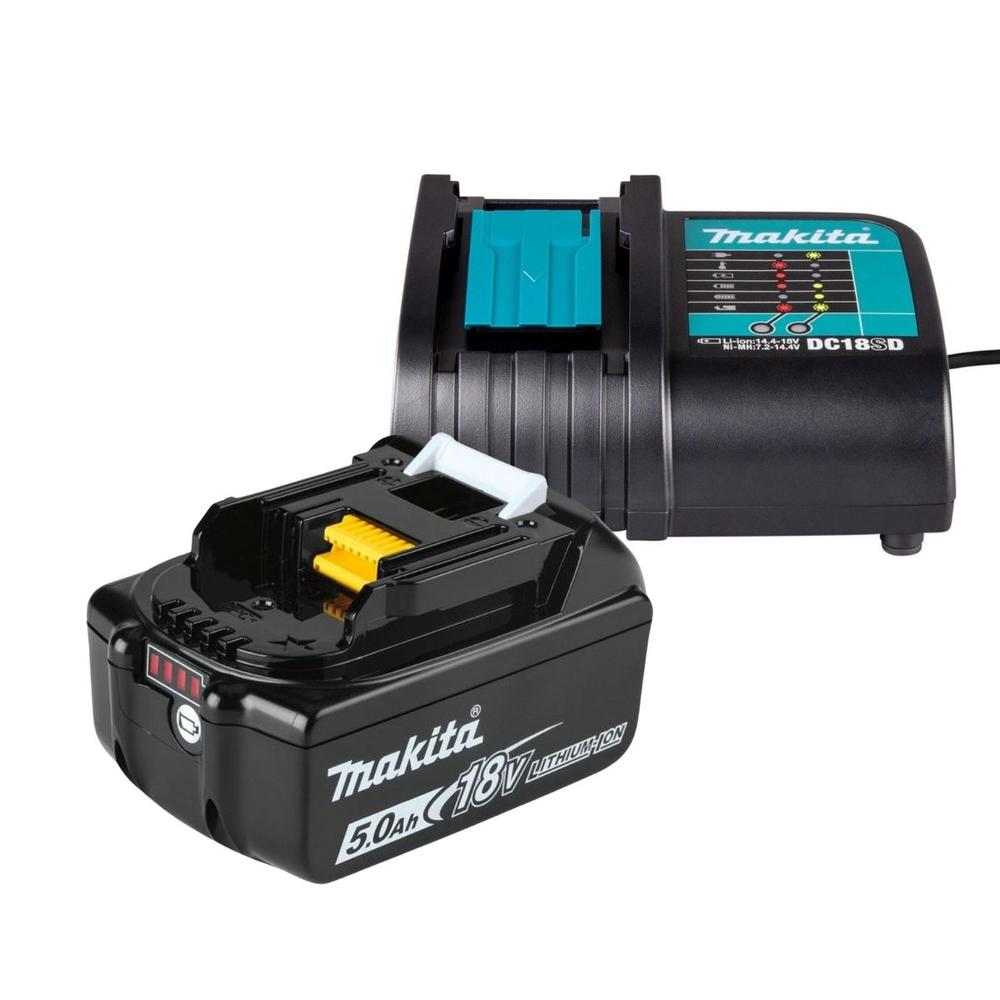 Combo Cargador Y Batería 5.0 Ah 18 V Makita