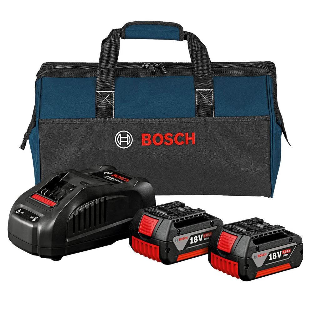Foto 2 pulgar | Maleta De Transporte Con 2 Baterías Bosch 4.0ah Y Cargador