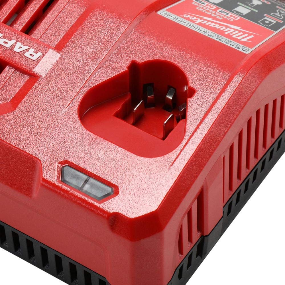 Foto 3 pulgar | Cargador De Baterías Milwaukee M12/m18 12v/18v Litio-ion - Venta Internacional.