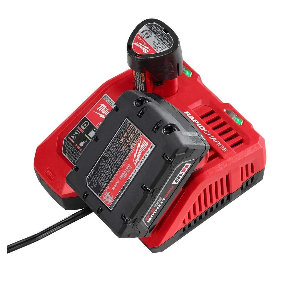 Foto 4 pulgar | Cargador De Baterías Milwaukee M12/m18 12v/18v Litio-ion - Venta Internacional.