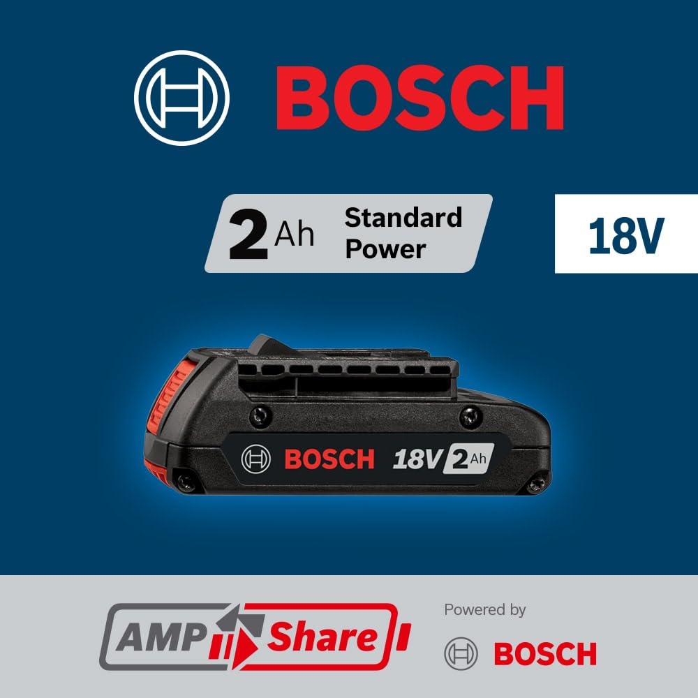 Foto 6 pulgar | Baterías Power Bat612-2pk Bosch, 18 V, Iones De Litio, 2 Ah, Paquete De 2 - Venta Internacional.