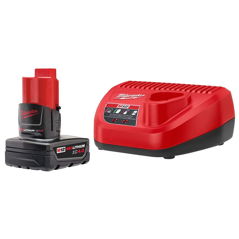 Foto 1 | Kit Básico De Batería Y Cargador Milwaukee M12 12 V - Venta Internacional.
