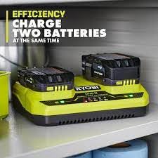 Foto 4 pulgar | Cargador One+ 18 V Doble Puerto De Ryobi Simultáneo para 2 Baterías - Venta Internacional