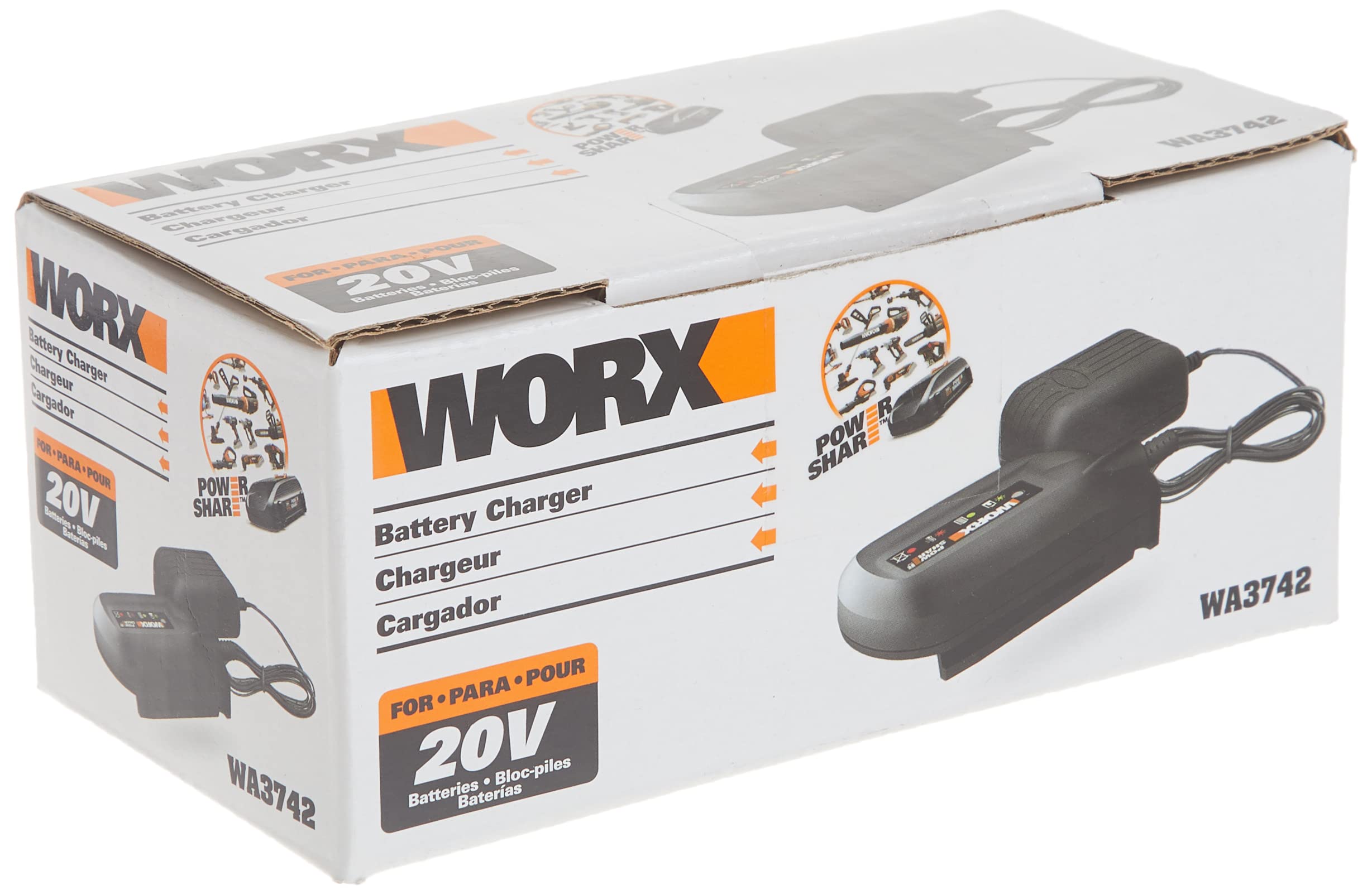 Foto 6 pulgar | Cargador Worx WA3742 para Baterías de Iones de Litio 20 V - Venta Internacional