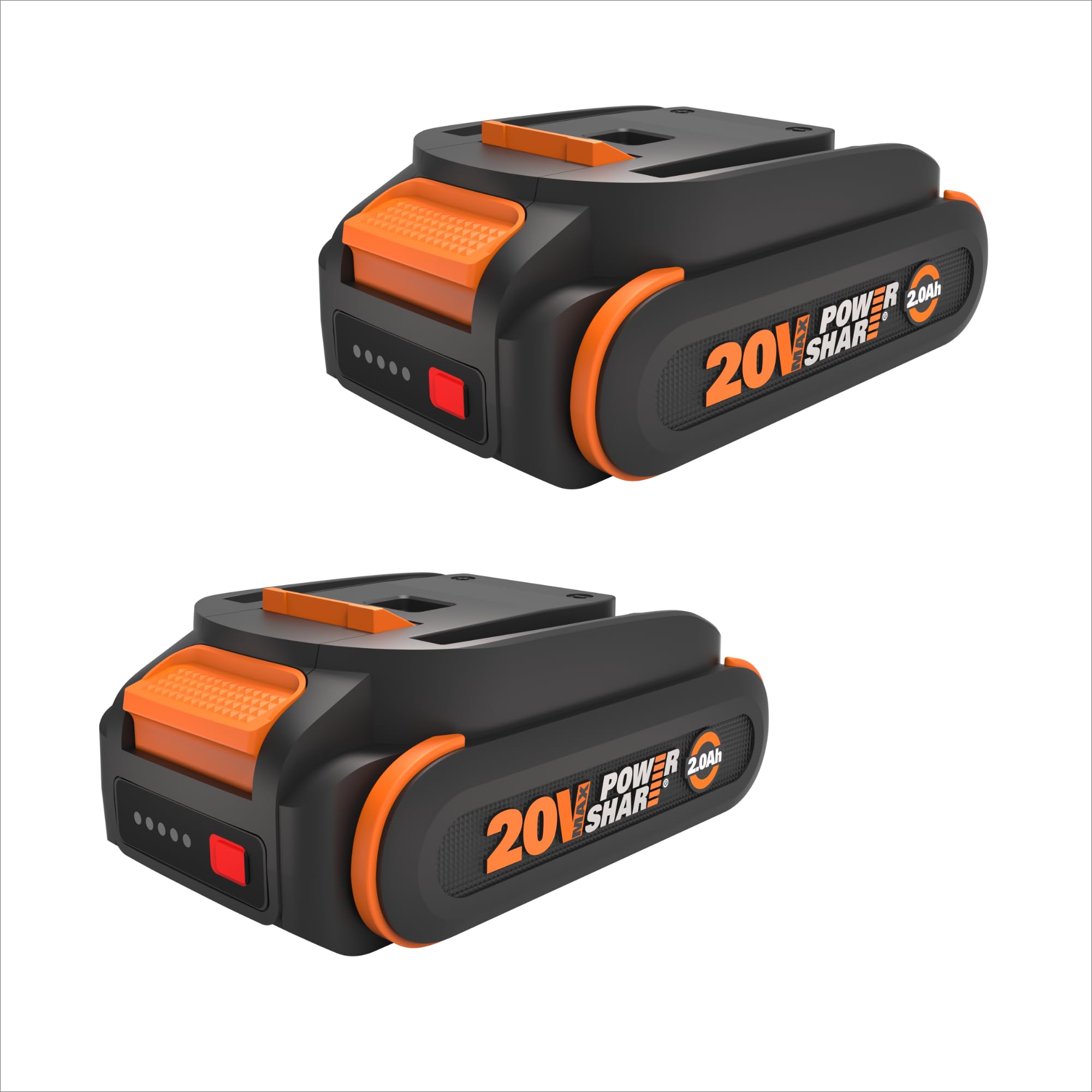 Foto 2 pulgar | Batería Worx Powershare de Iones de Litio de 20 V y 2,0 Ah 2 Unidades WA3669.2 - Venta Internacional