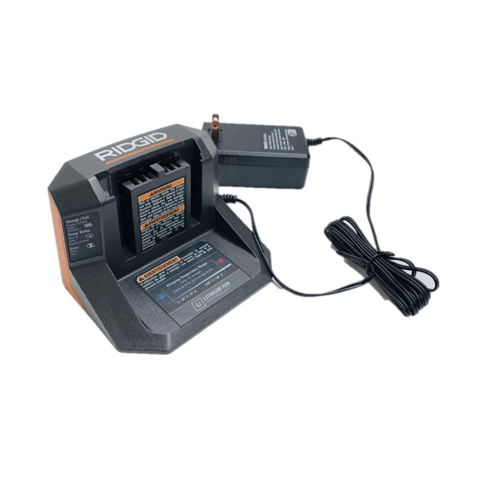 Foto 5 pulgar | Cargador Ridgid Compacto de Iones de Litio 18 V con Indicador de Carga Inteligente - Venta Internacional