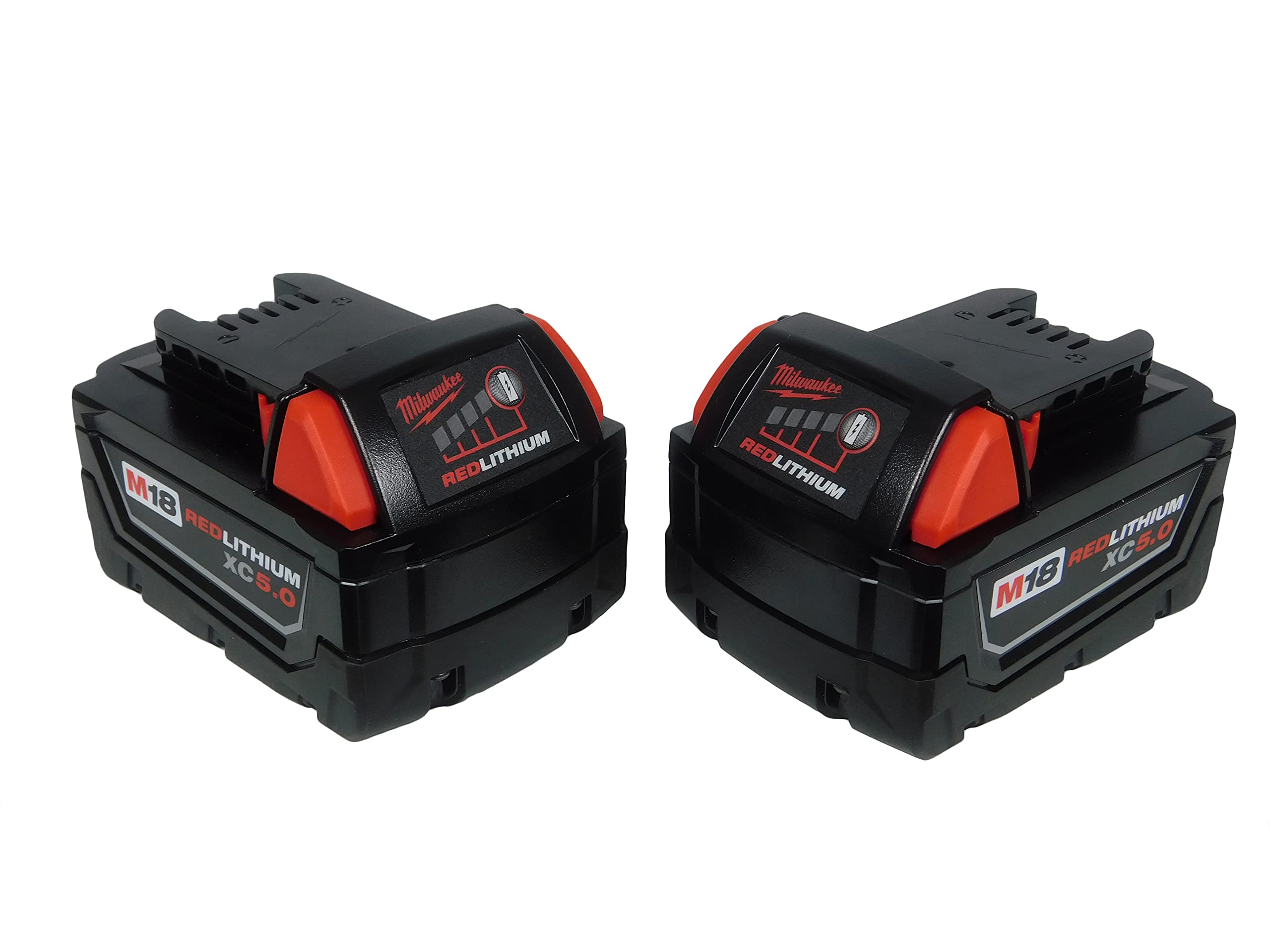 Foto 2 pulgar | Batería Milwaukee M18 18V 5.0Ah Litio-ion 2 Piezas - Venta Internacional