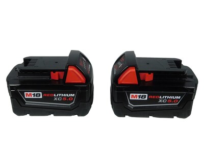 Foto 2 | Batería Milwaukee M18 18V 5.0Ah Litio-ion 2 Piezas - Venta Internacional