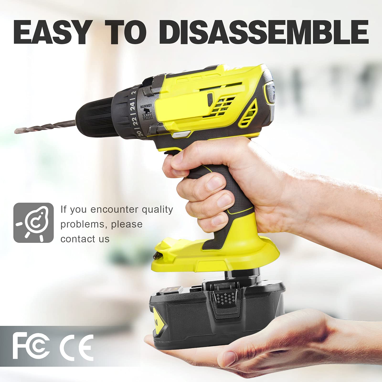 Foto 6 | Batería De Repuesto Fancy Buying 6000 Mah 18 V Para Ryobi - Venta Internacional.