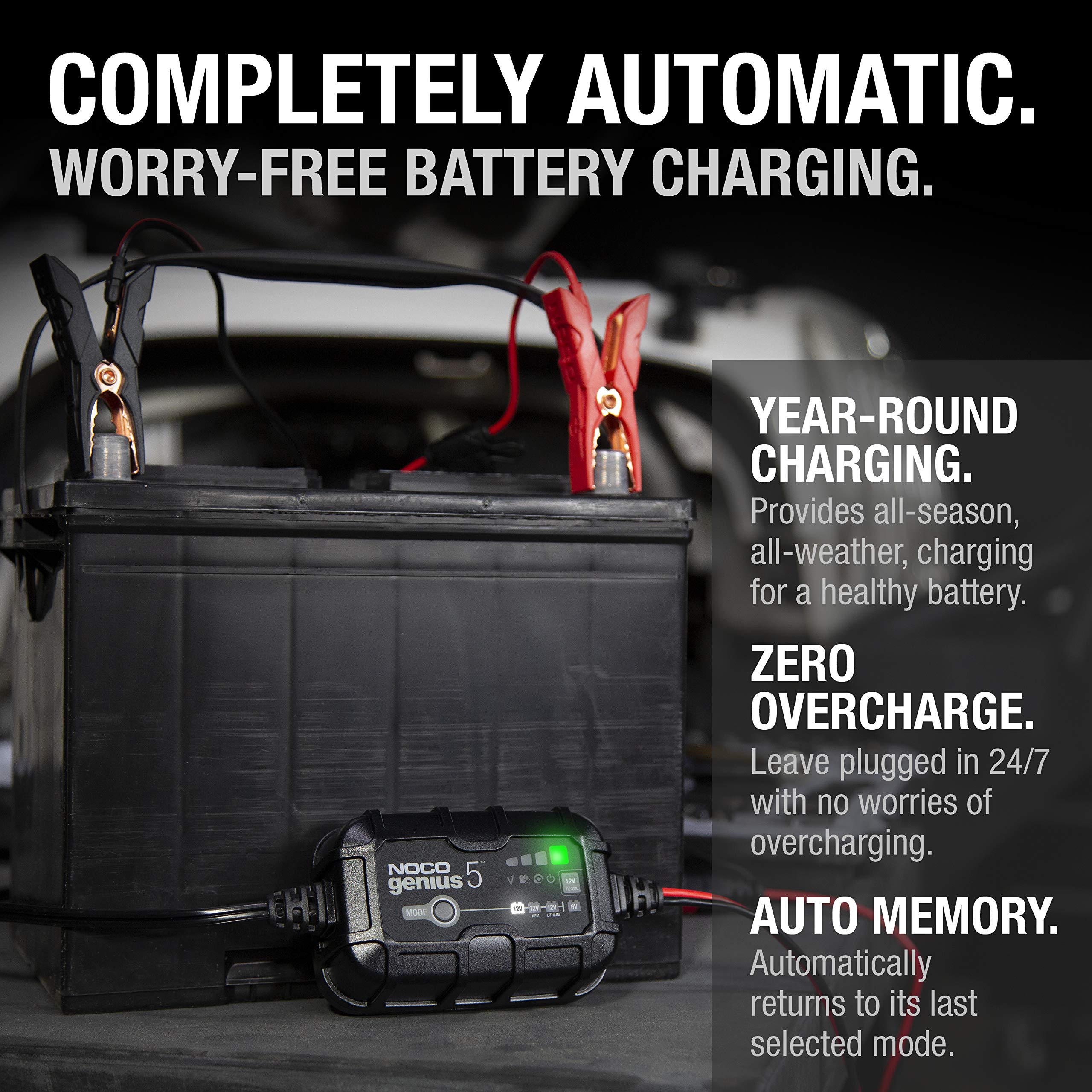 Foto 7 | Cargador De Batería De Coche Noco Genius5 5a 6v/12v Cargador Inteligente - Venta Internacional.