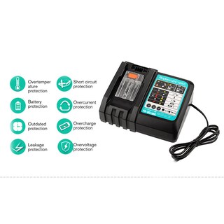 Foto 3 | Cargador De Batería Li-ion 18v 14.4v Para Makita Bl1830 Bl1430 - Venta Internacional.