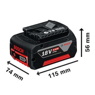 Foto 4 | Batería Bosch 18v. 4.0 Amperes 2 Pzas Originales