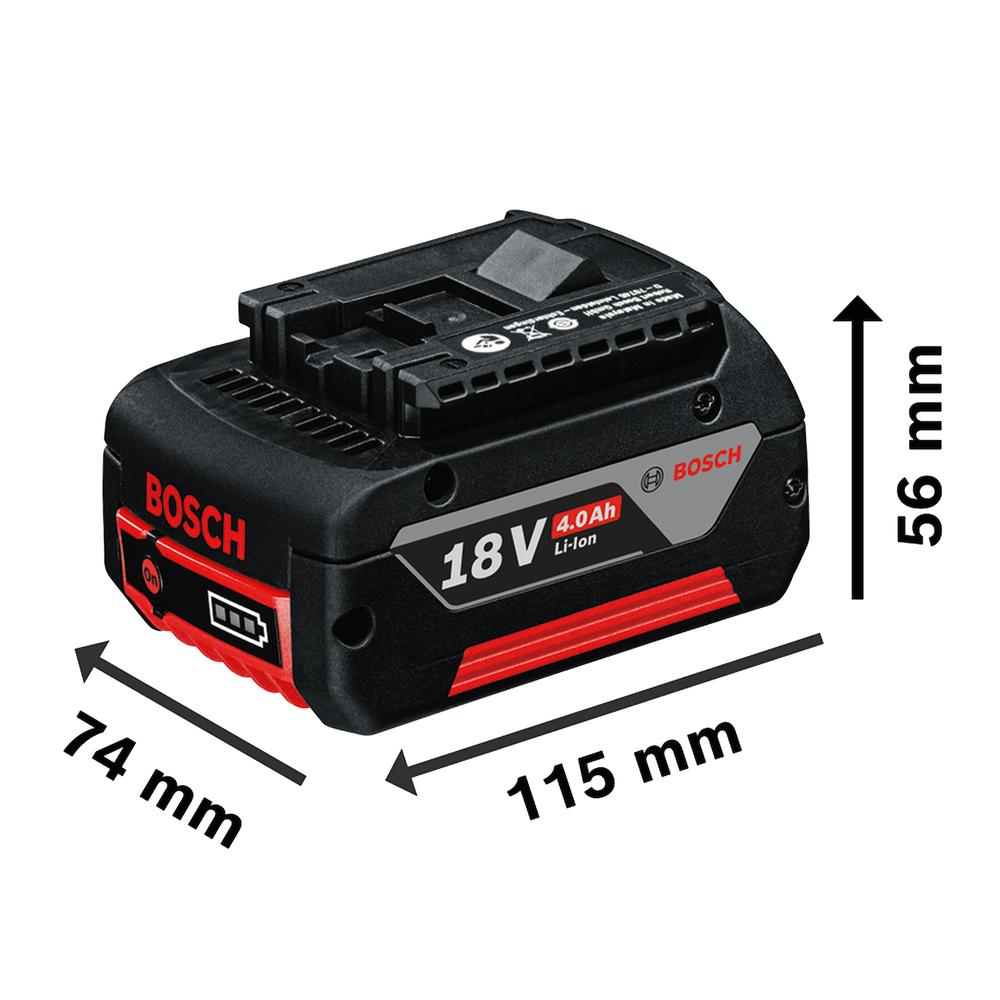 Foto 3 | Batería Bosch 18v 4.0 Amperes 3 Pzas. Originales.
