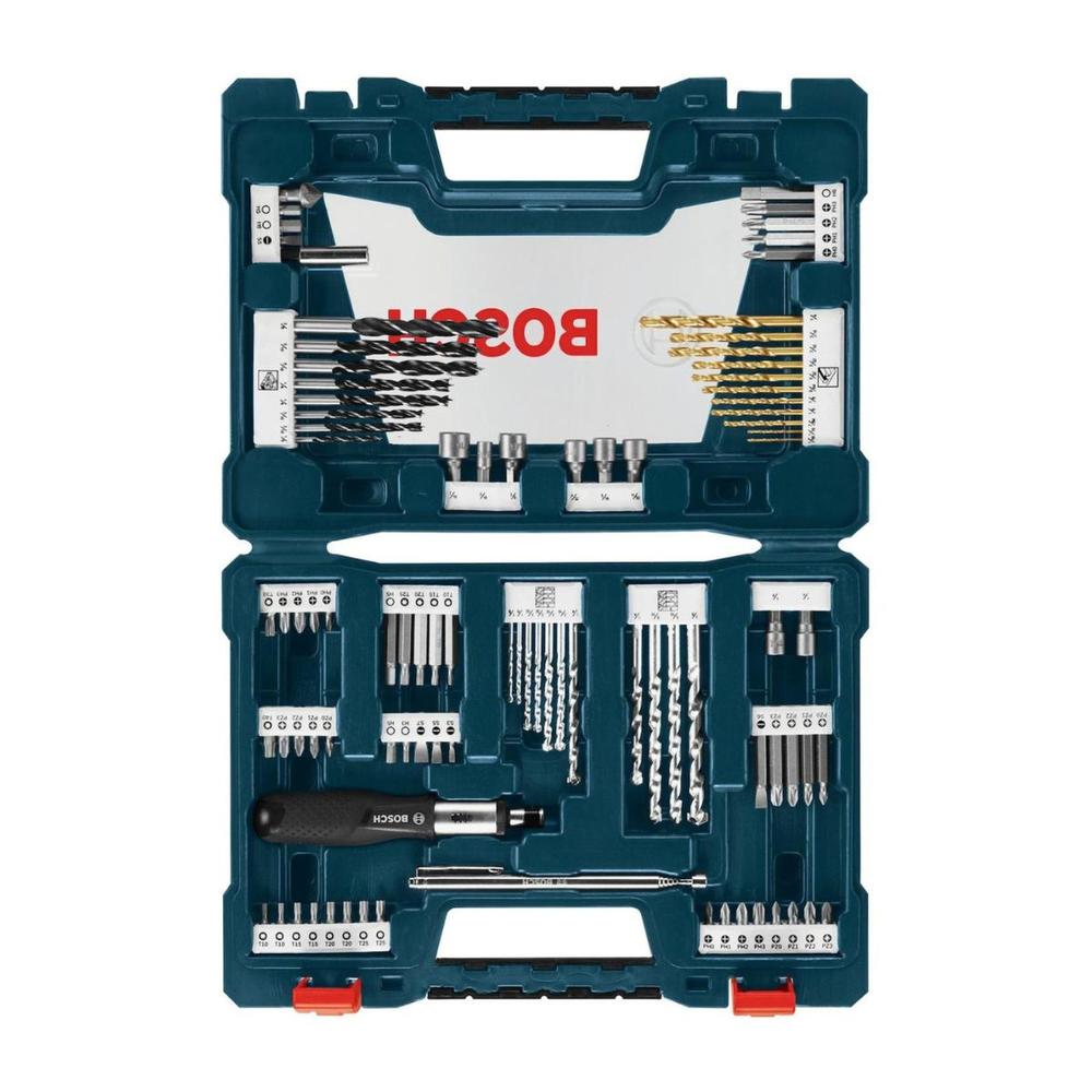 Foto 4 pulgar | Baterías Bosch 4.0ah + Cargador + Juego De Puntas + Maleta