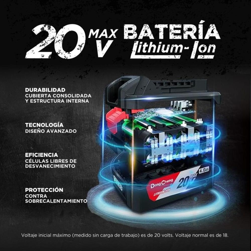 Foto 4 pulgar | Kit 2 Baterías De 6.0ah Dongcheng 20v