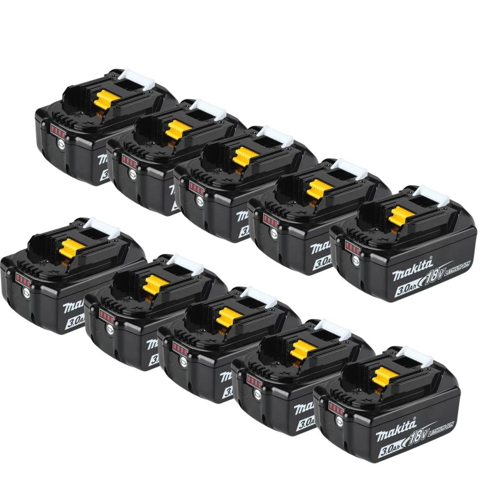 Foto 1 | Baterías Makita de 18v de 10 Piezas