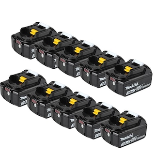 Foto 1 | Baterías Makita de 18v de 10 Piezas