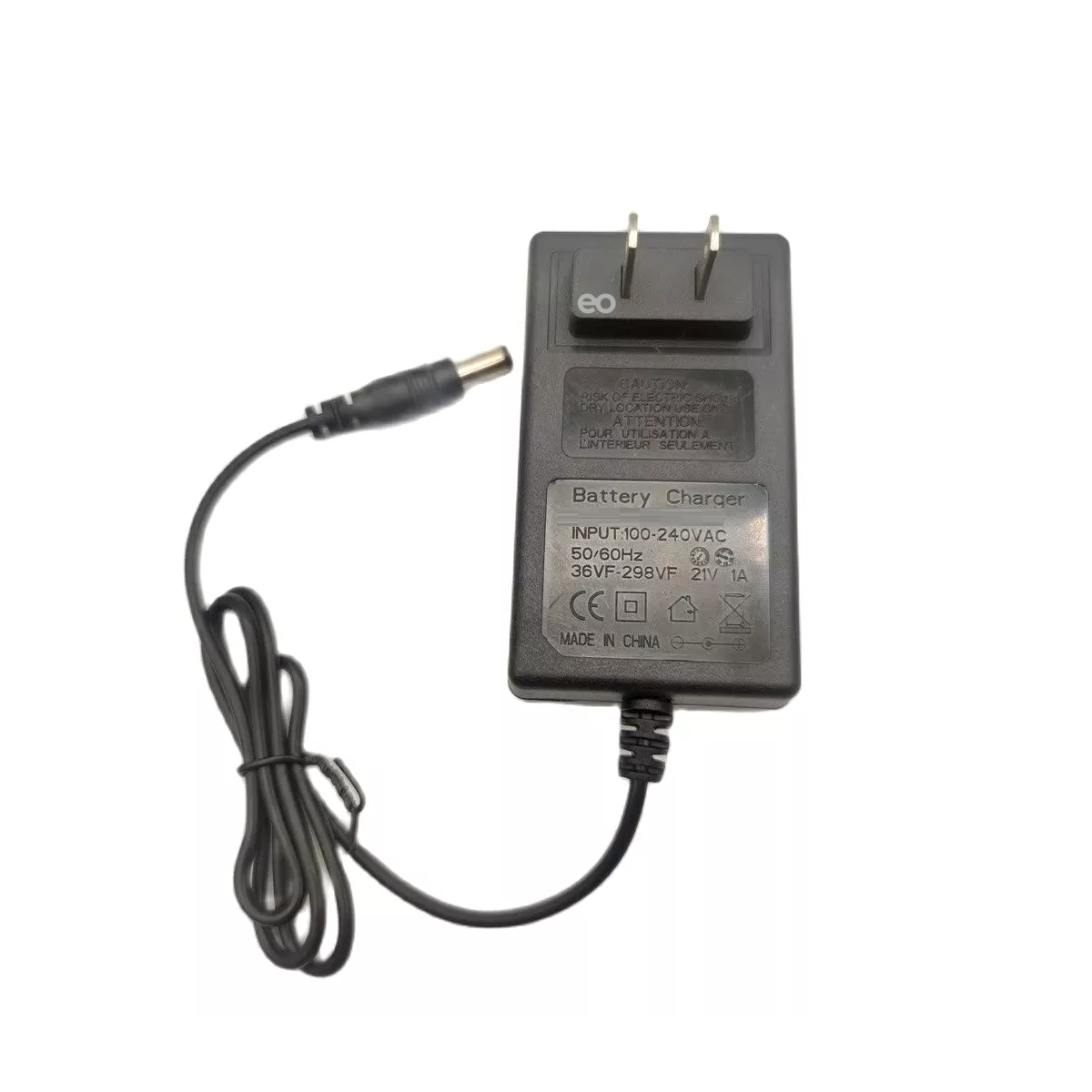 Foto 1 | Cargador Baterias Litio 21v Taladro Recargable Eo Safe Imports Esi-17105-1 Negro