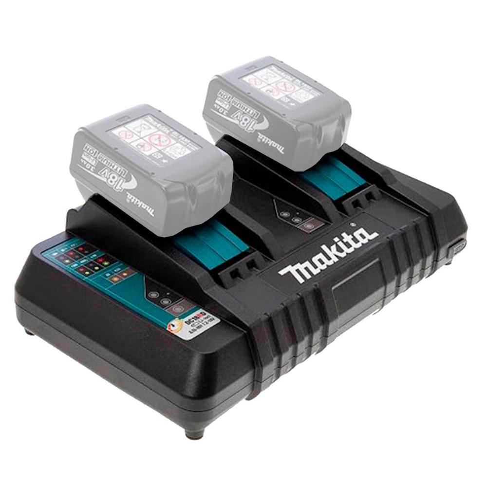 Foto 6 pulgar | Cargador Makita de Puerto Dual Óptimo 18v Rápido Lxt Dc18rd