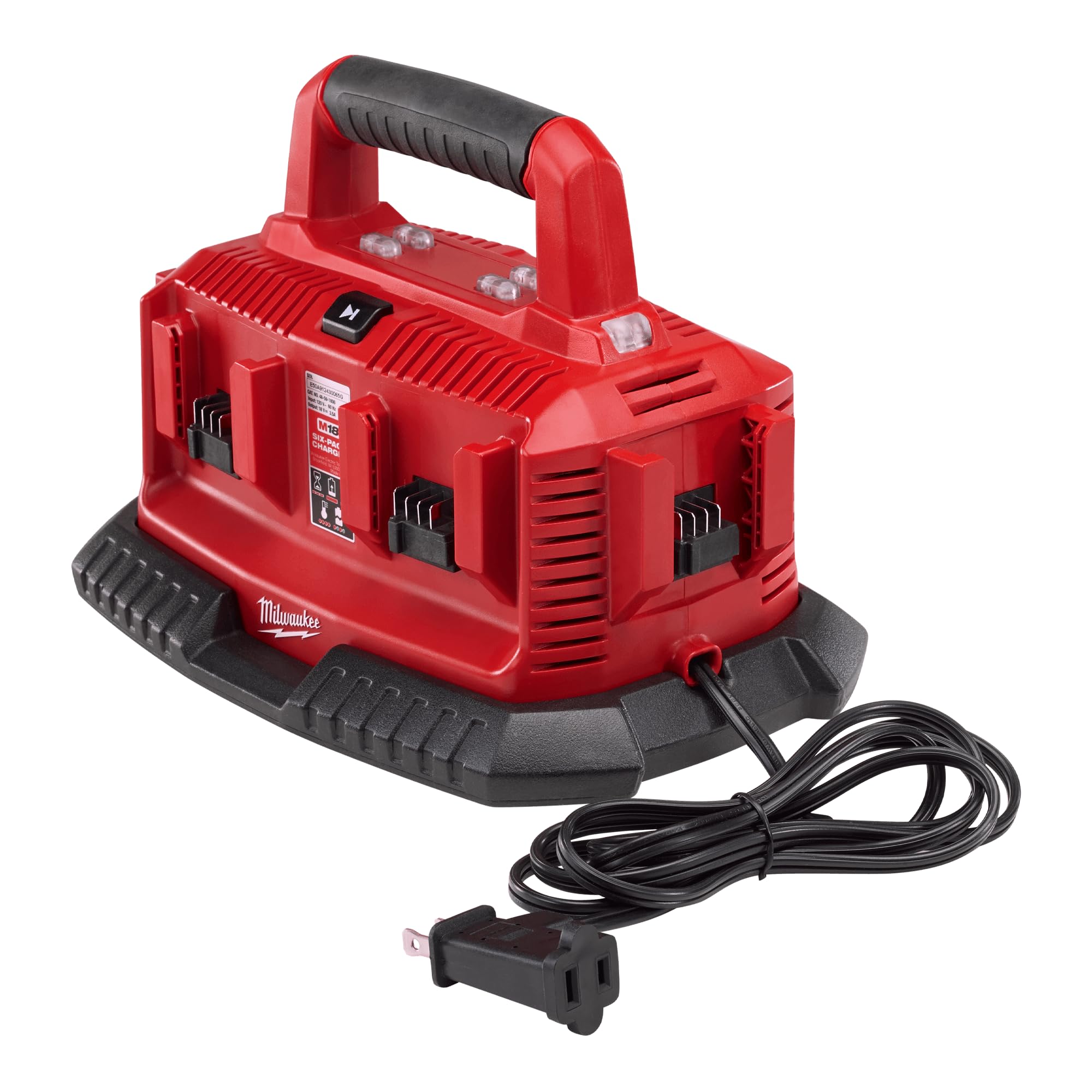 Cargador Secuencial Milwaukee M18 48-59-1806 para 6 Baterías - Venta Internacional