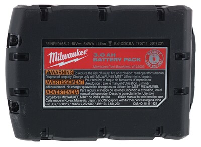 Foto 5 | Batería Inalámbrica Para Herramientas Milwaukee M18 Xc Red Lithium 18v (paquete De 2) - Venta Internacional.