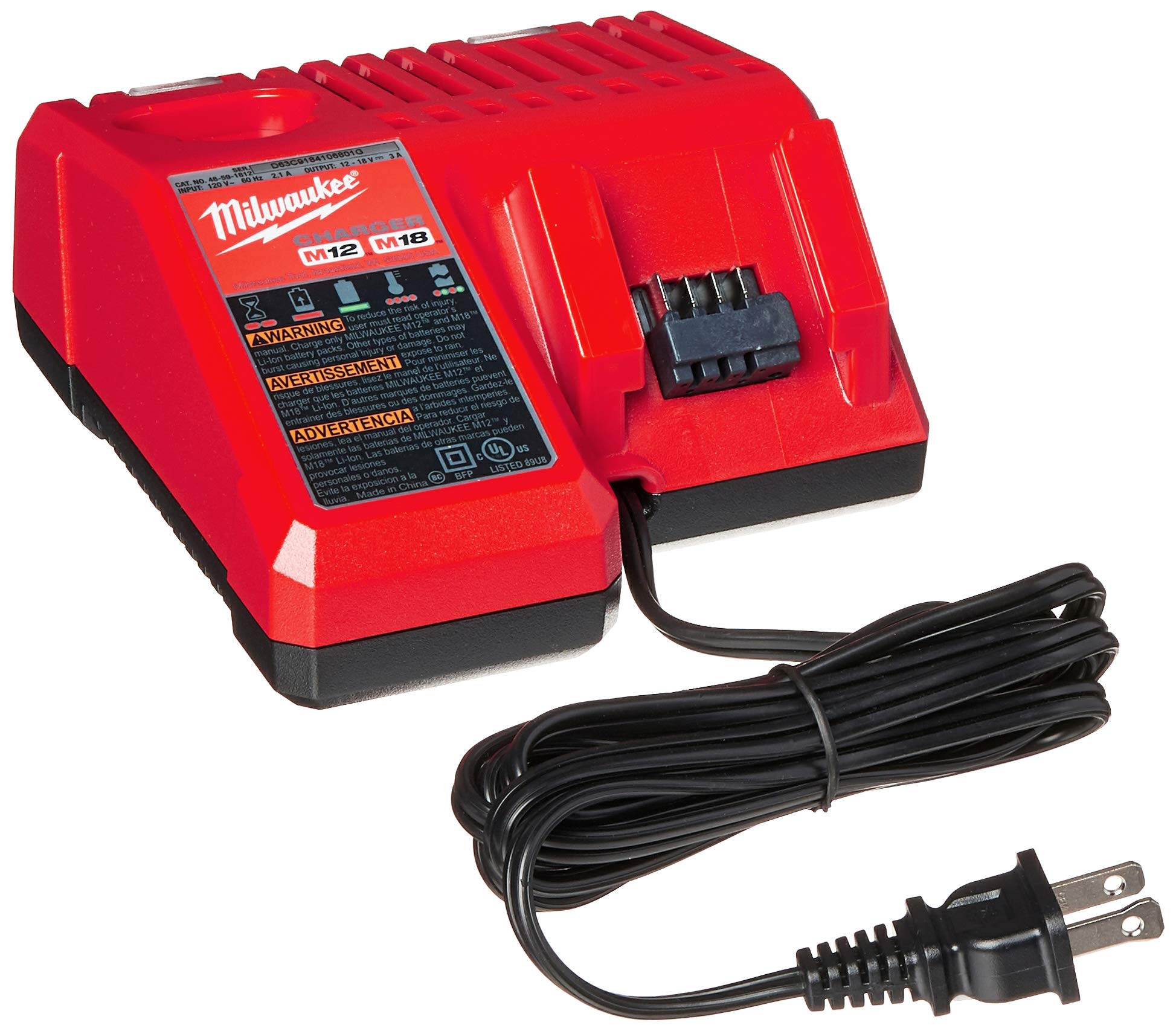 Foto 3 pulgar | Kit Cargador De Baterías Milwaukee M18 Red Lithium Xc 5.0 Ah (2) - Venta Internacional.