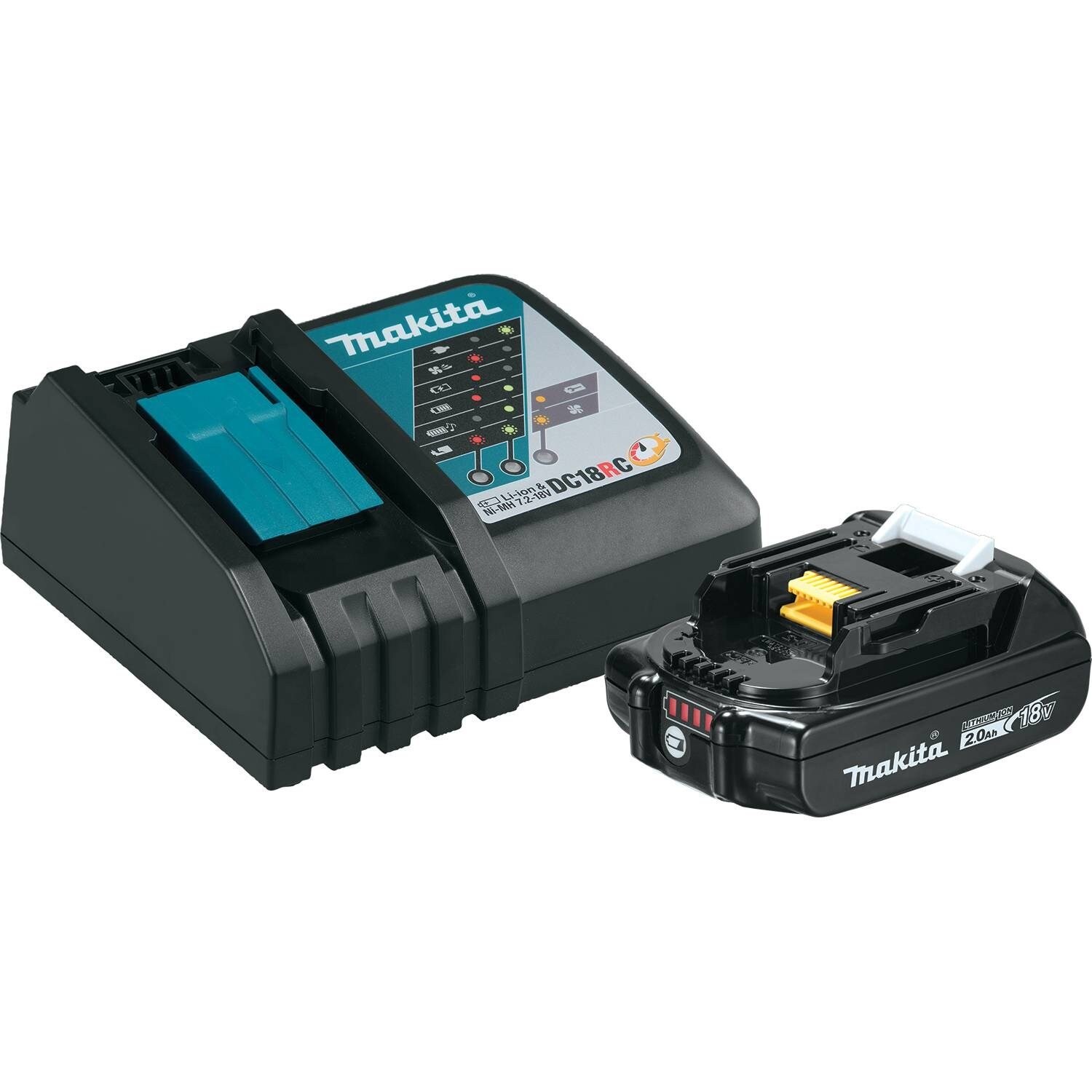 Paquete De Inicio De Batería Y Cargador Makita Bl1820bdc1 18v - Venta Internacional. $4,475