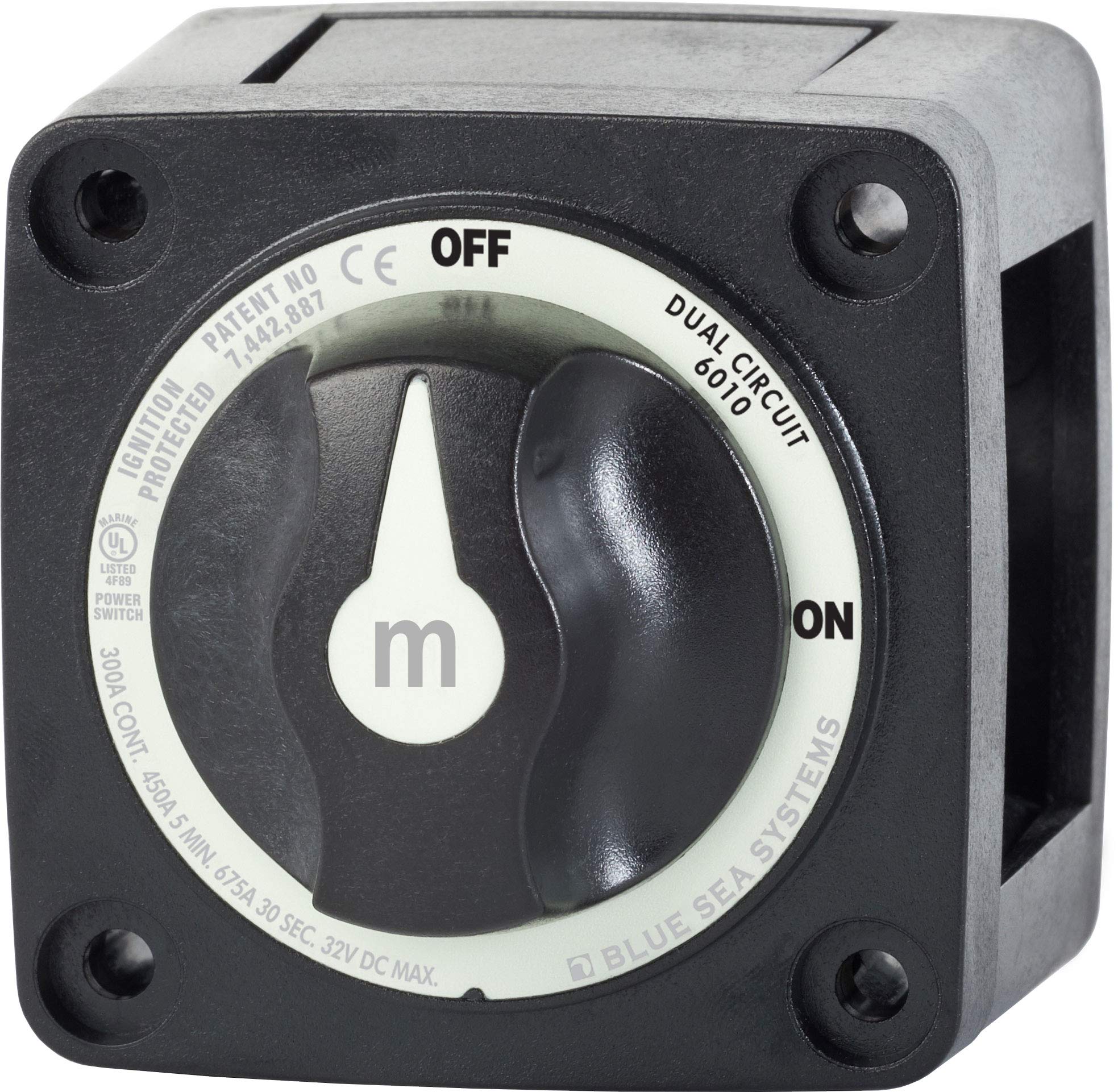 Foto 1 | Interruptor De Batería Blue Sea Systems Serie M De Doble Circuito 300a - Venta Internacional.