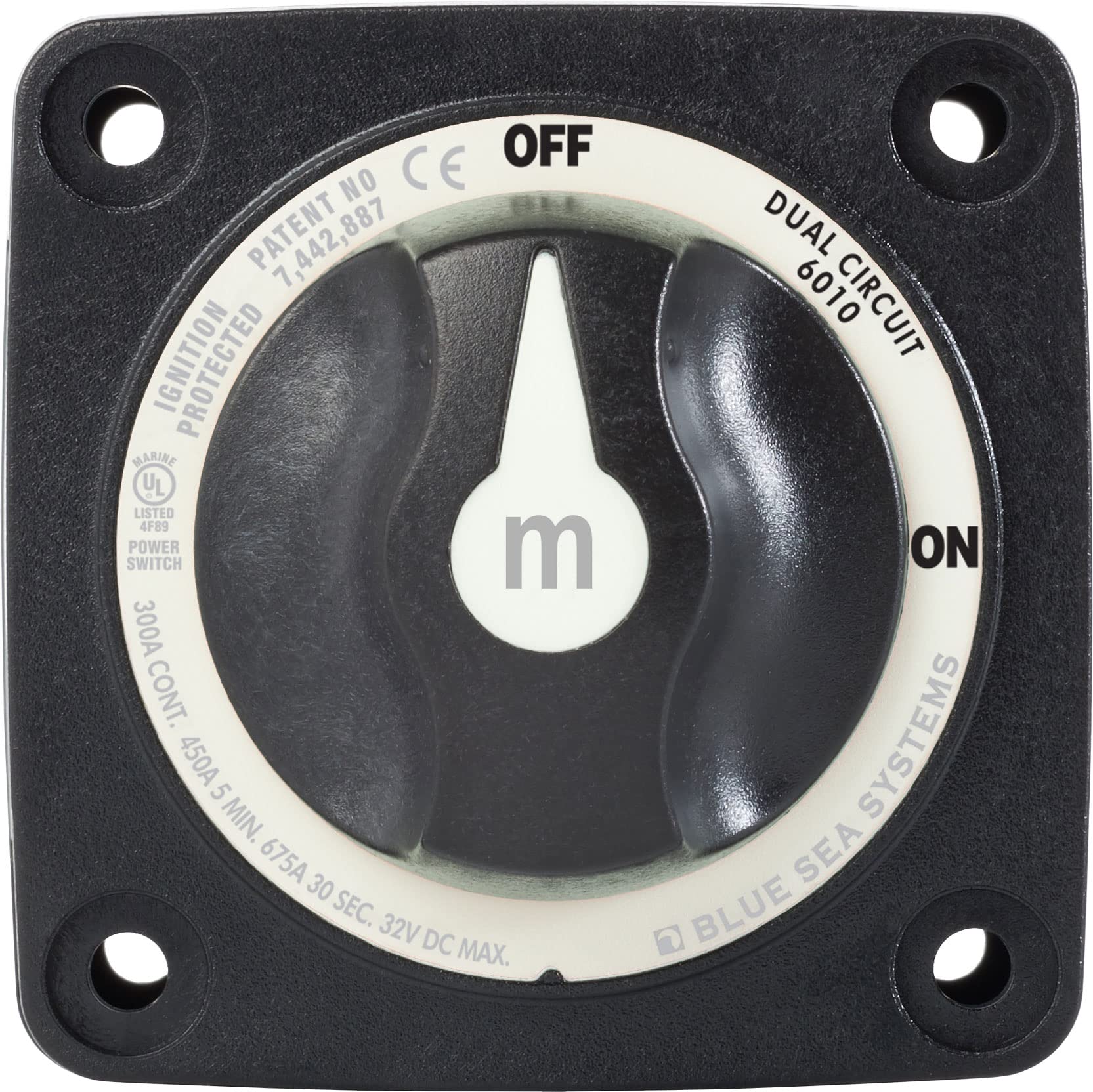 Foto 3 | Interruptor De Batería Blue Sea Systems Serie M De Doble Circuito 300a - Venta Internacional.