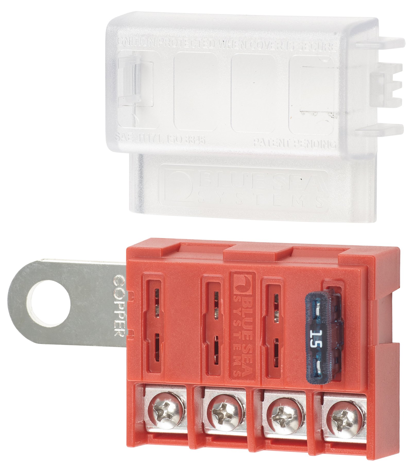Foto 2 pulgar | Bloque De Fusibles Blue Sea Systems St Blade 5023, 4 Circuitos, 100 A - Venta Internacional.