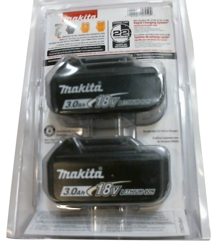 Foto 7 | Batería Makita Bl1830-2 Lxt  Litio-ion De 18 V, 3 Ah, Paquete De 2 - Venta Internacional.