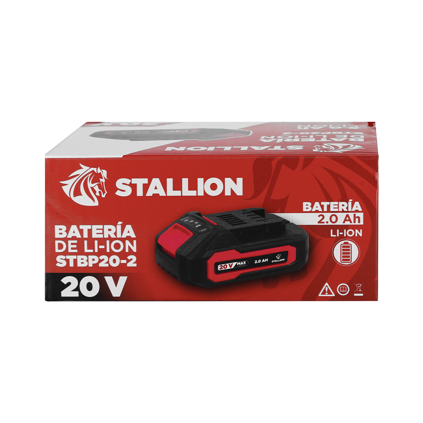Foto 7 | Batería De Li-ion 20v (2 Ah) P/herramienta Inalámbrica Stallion - Stbp20-2