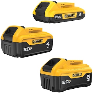 Foto 1 | Batería Dewalt Max Xr Premium De 20 V, Iones De Litio, 6 Ah, 4 Ah Y - Venta Internacional.