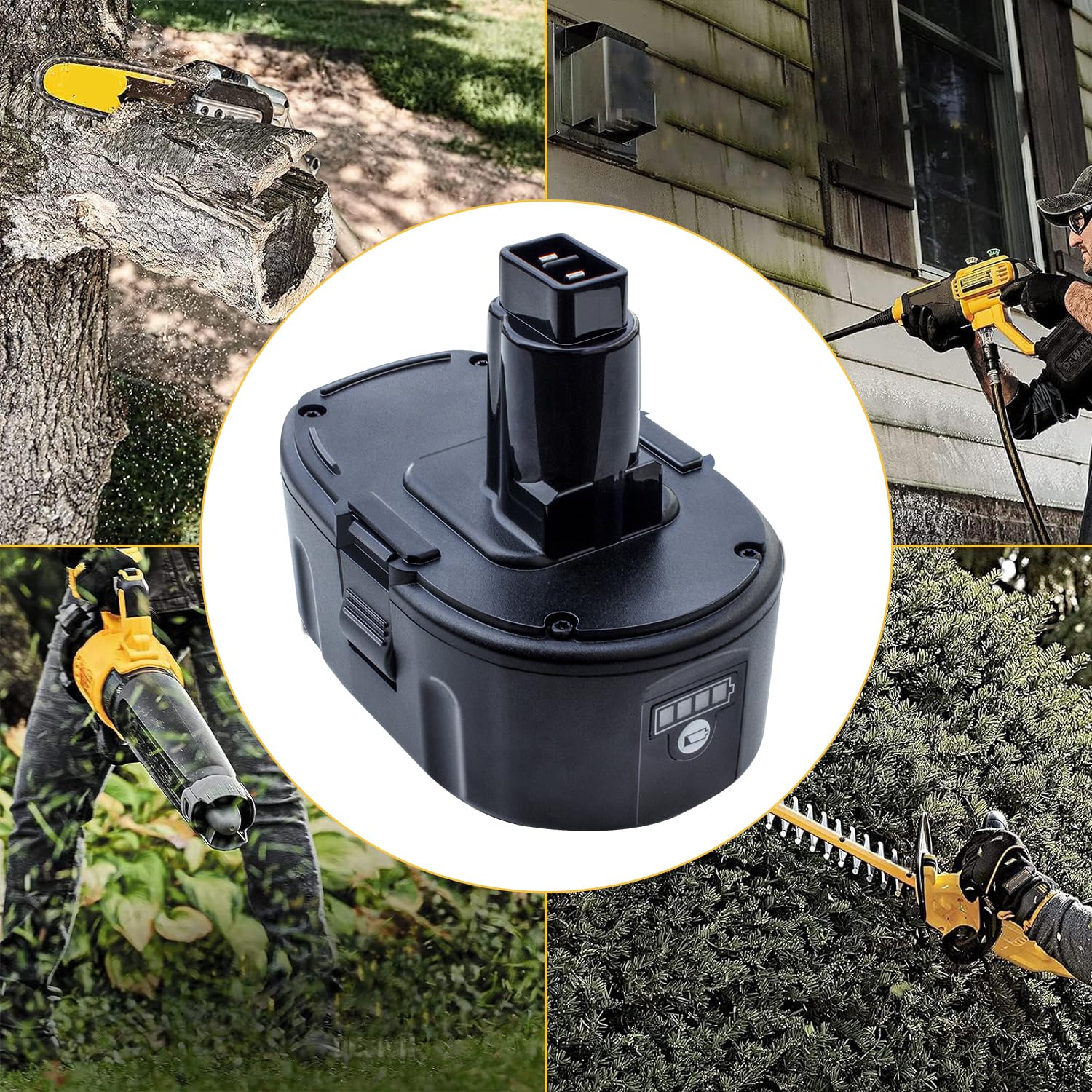 Foto 7 pulgar | Batería Dtk De 6.5 Ah, Iones De Litio, 18 V, De Repuesto Para Dewalt - Venta Internacional.