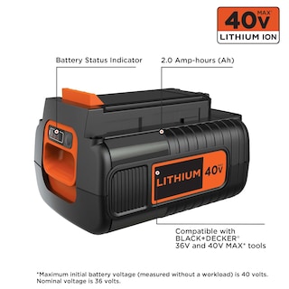 Foto 2 | Batería Black+decker 40v Max Lithium Lbx2040 Para Herramientas Eléctricas - Venta Internacional.