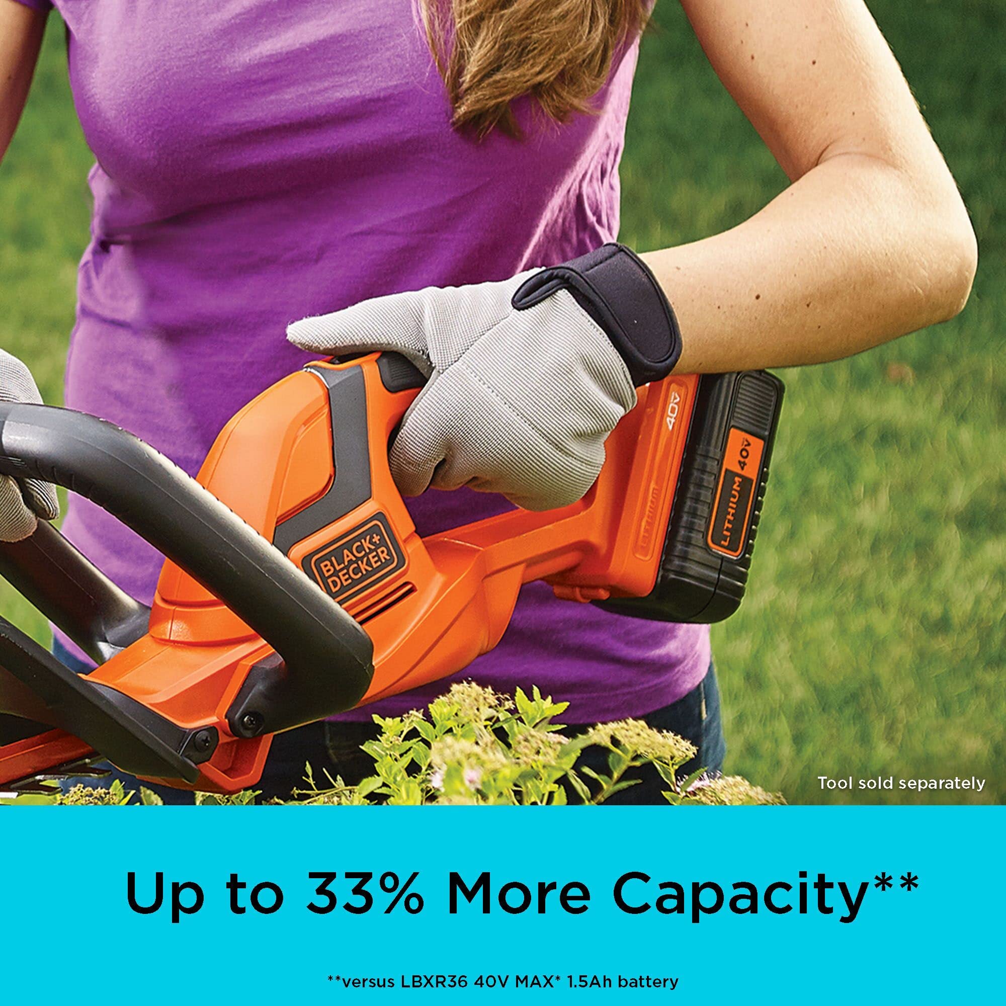 Foto 4 pulgar | Batería Black+decker 40v Max Lithium Lbx2040 Para Herramientas Eléctricas - Venta Internacional.