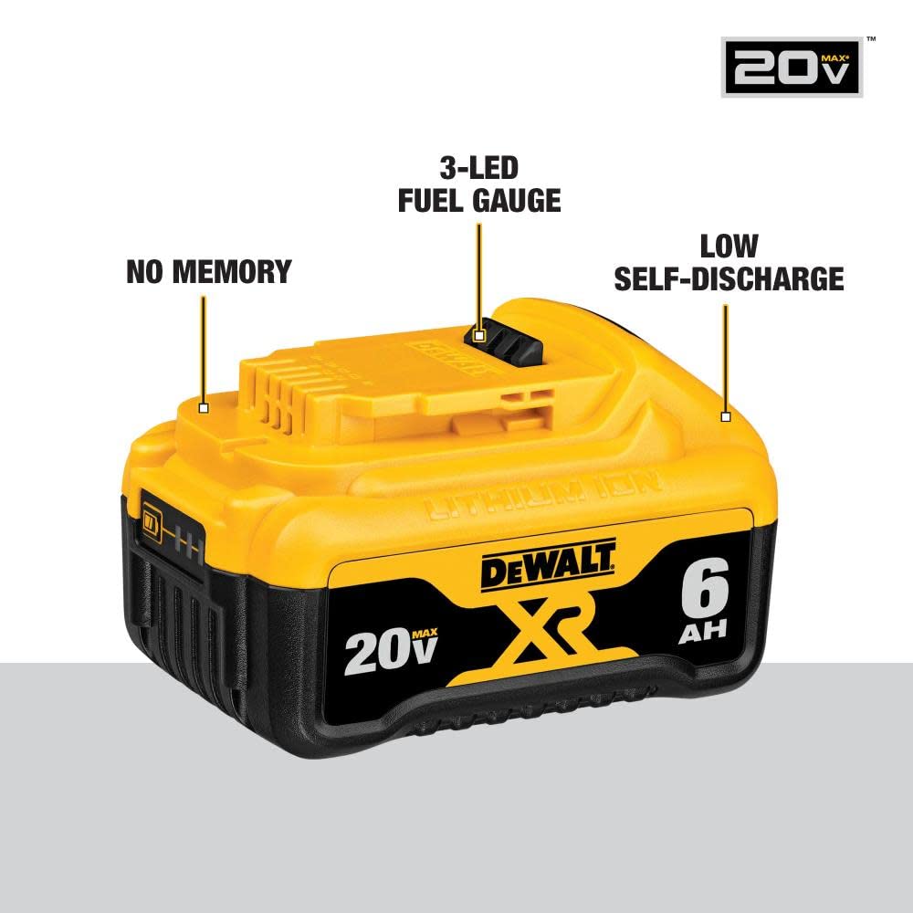 Foto 5 | Batería Dewalt 20v Max Premium 6.0ah (dcb206) Para Herramientas - Venta Internacional.