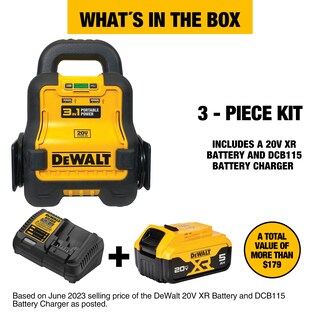 Foto 2 | Amplificador De Batería Dewalt Dxae20vbbk Con Batería 20v Xr 5ah - Venta Internacional.