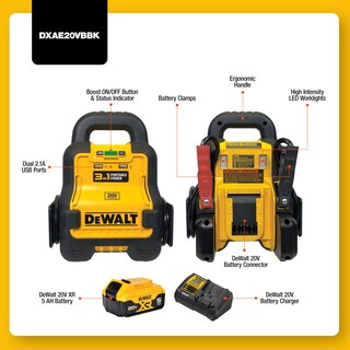 Foto 6 | Amplificador De Batería Dewalt Dxae20vbbk Con Batería 20v Xr 5ah - Venta Internacional.