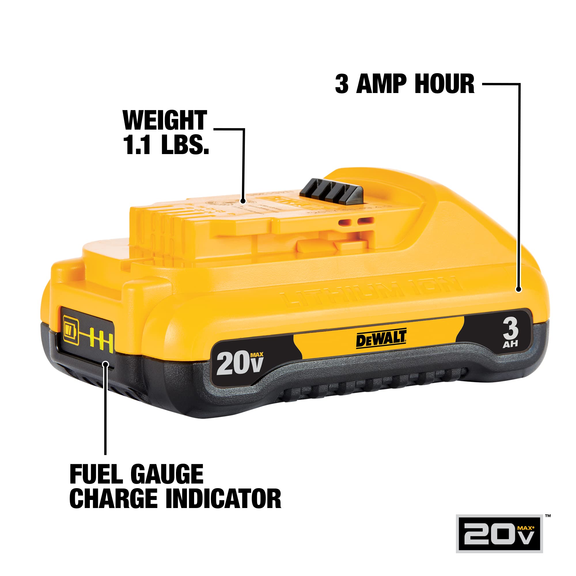 Foto 3 pulgar | Paquete De Baterías Dewalt 20v Max 3.0ah, Paquete De 2 (dcb230-2) - Venta Internacional.