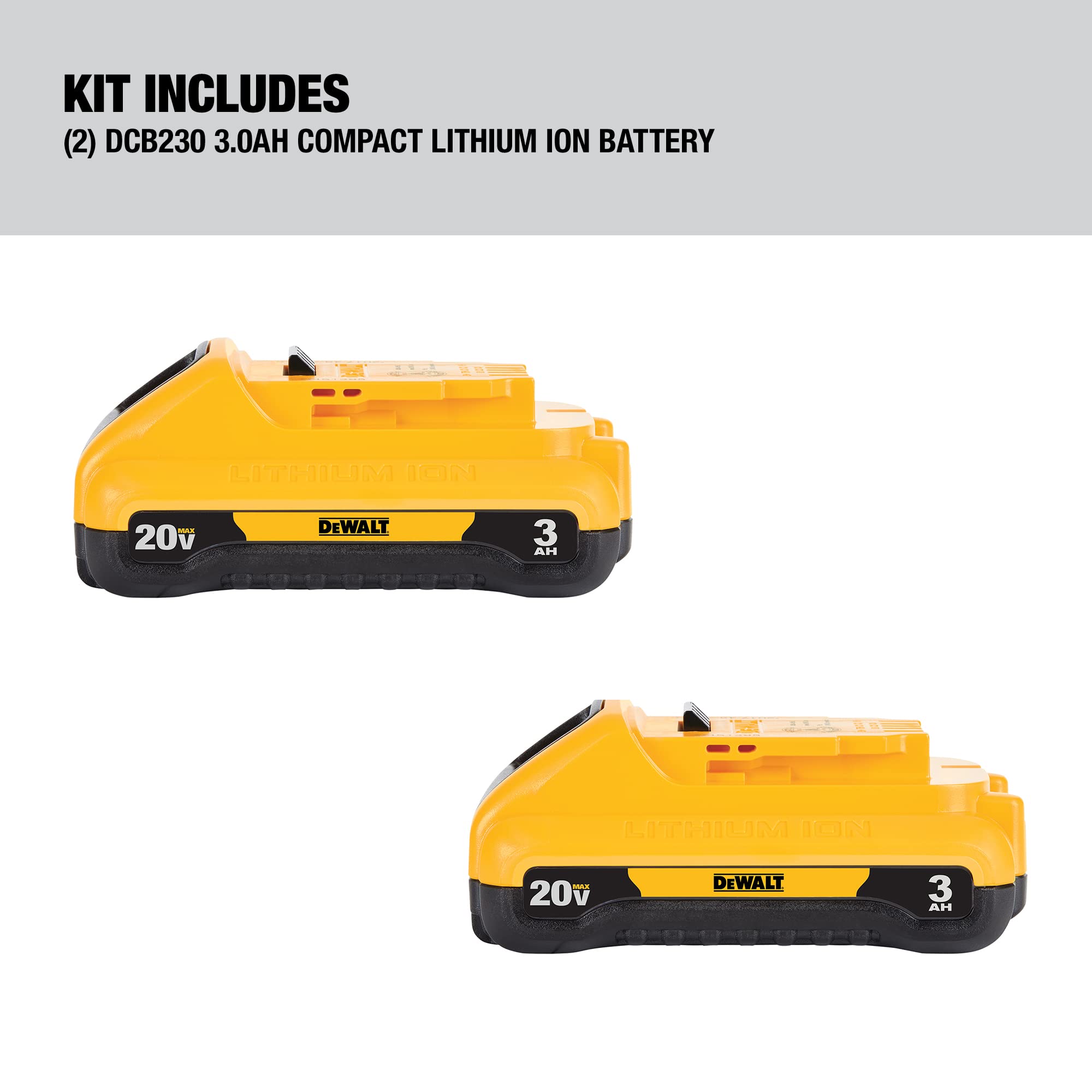 Foto 4 pulgar | Paquete De Baterías Dewalt 20v Max 3.0ah, Paquete De 2 (dcb230-2) - Venta Internacional.