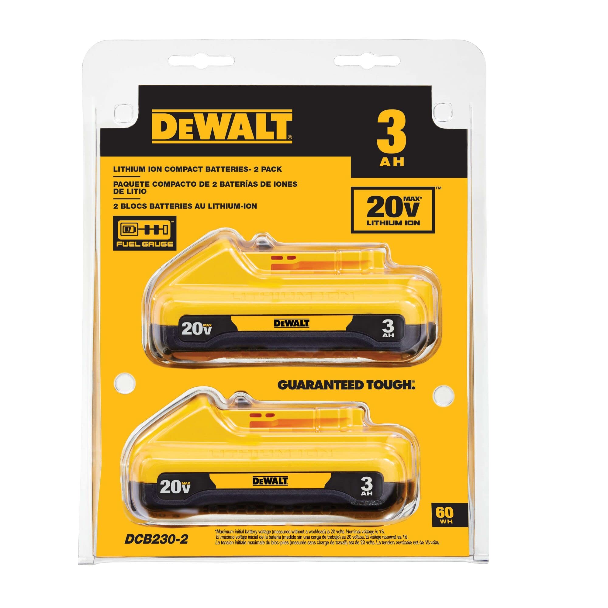 Foto 8 pulgar | Paquete De Baterías Dewalt 20v Max 3.0ah, Paquete De 2 (dcb230-2) - Venta Internacional.