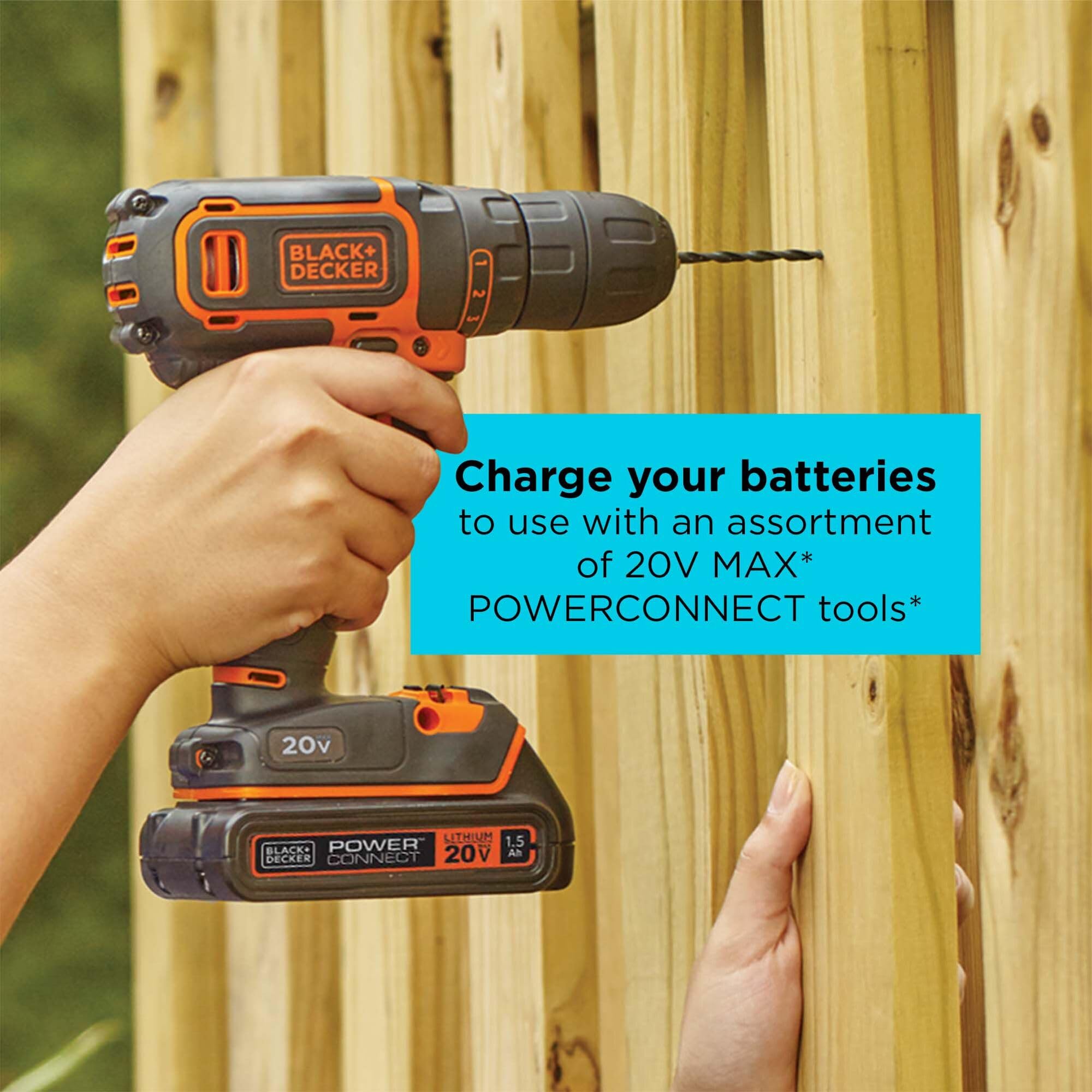 Foto 5 pulgar | Cargador De Baterías Black+decker 20v Max Con 2 Baterías Bddc202bkt - Venta Internacional.
