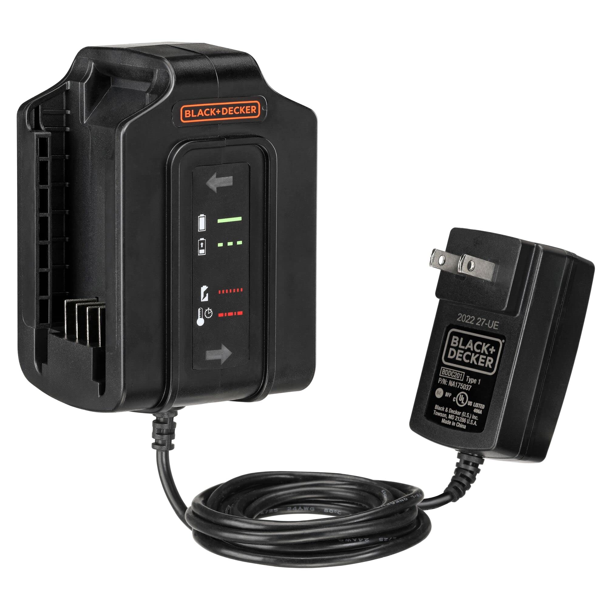 Foto 7 pulgar | Cargador De Baterías Black+decker 20v Max Con 2 Baterías Bddc202bkt - Venta Internacional.