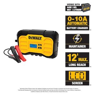Foto 2 | Cargador De Baterías Dewalt Dxaec10 Professional 10a 6v/12v - Venta Internacional.