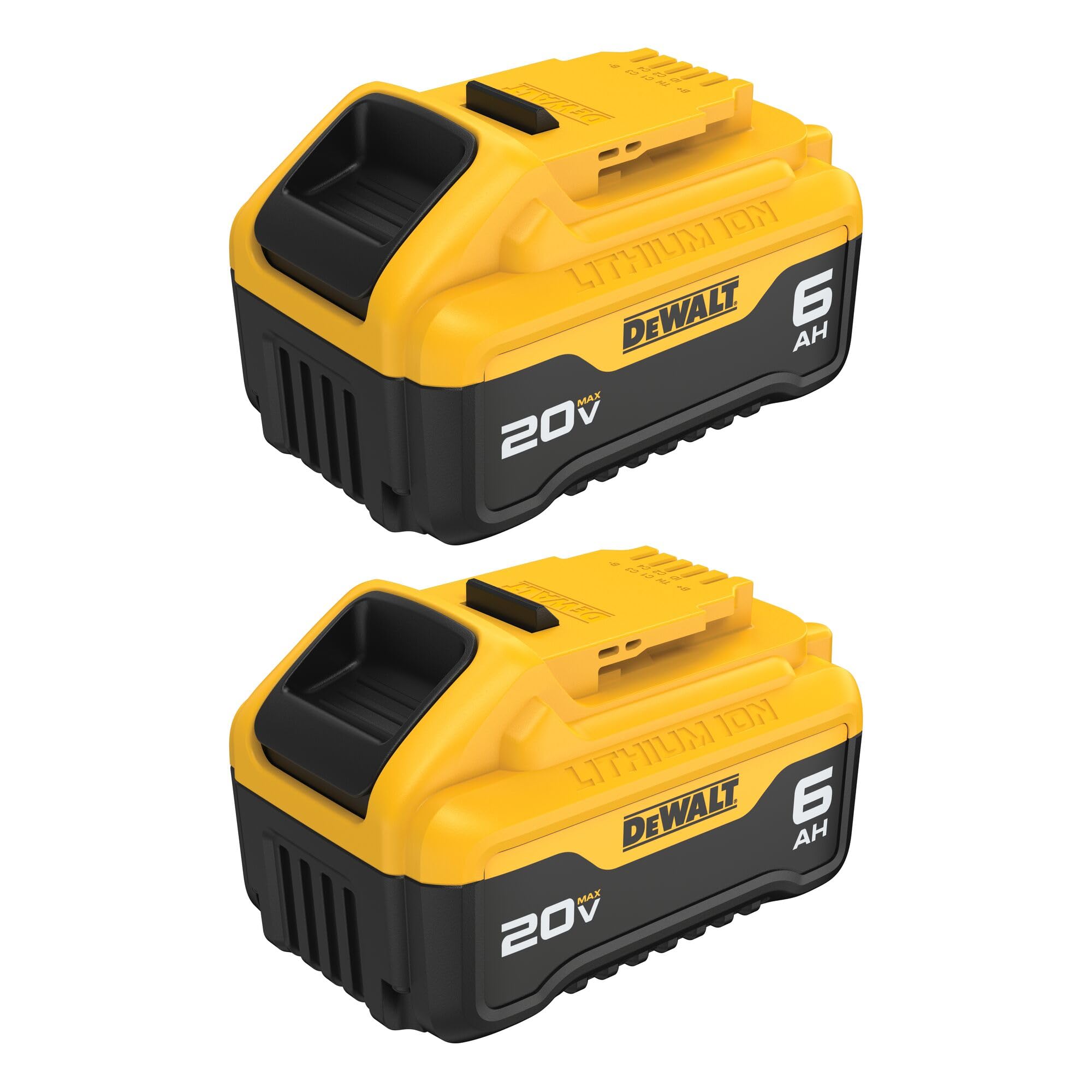 Foto 1 | Batería Dewalt De Iones De Litio De 20 V Como Máximo, 6 Ah, Paquete De 2 Unidades (dcb206-2) - Venta Internacional.